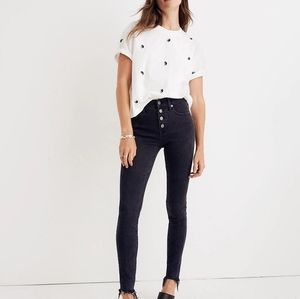 Madewell 9" high rise skinny jeans
